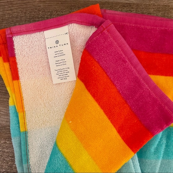 Trina Turk 2PCK Kitchen Towels + Mini Mitts - Picture 8 of 11